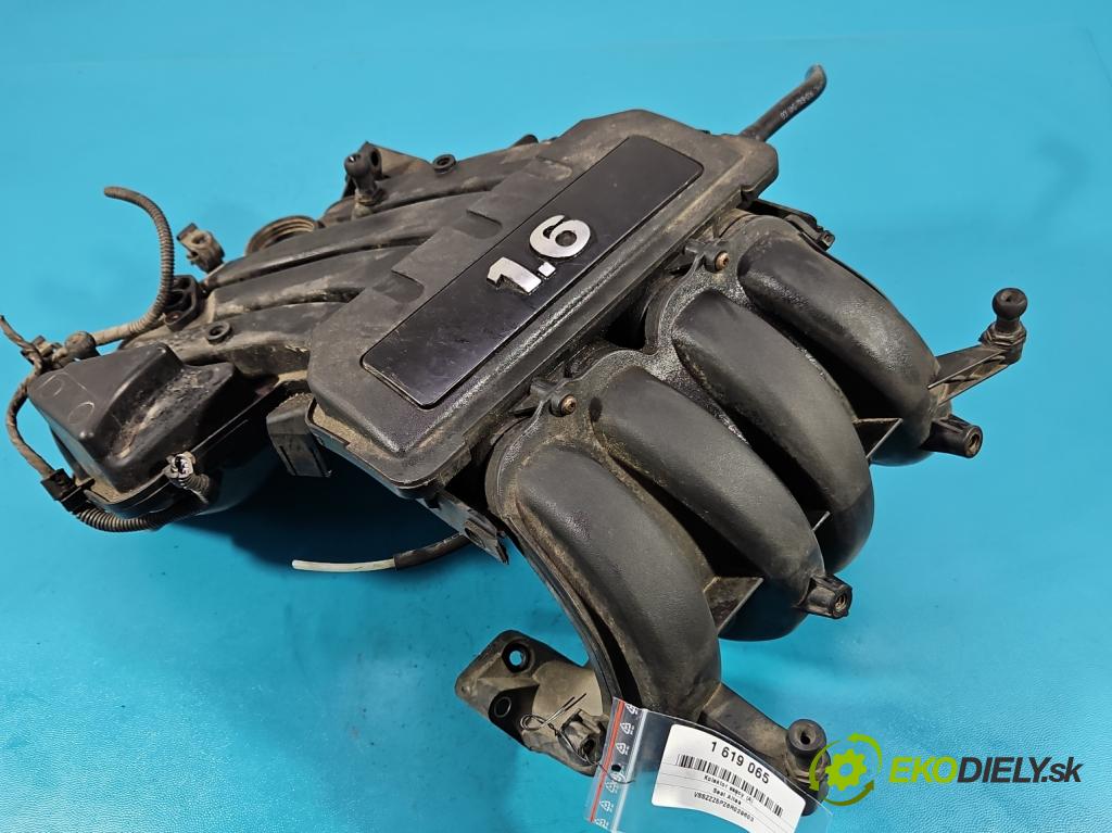 Seat Altea 1.6 8V 102 HP manual 75 kW 1595 cm3 5- zvod nasávací 06A133206DB (Sacie potrubie)