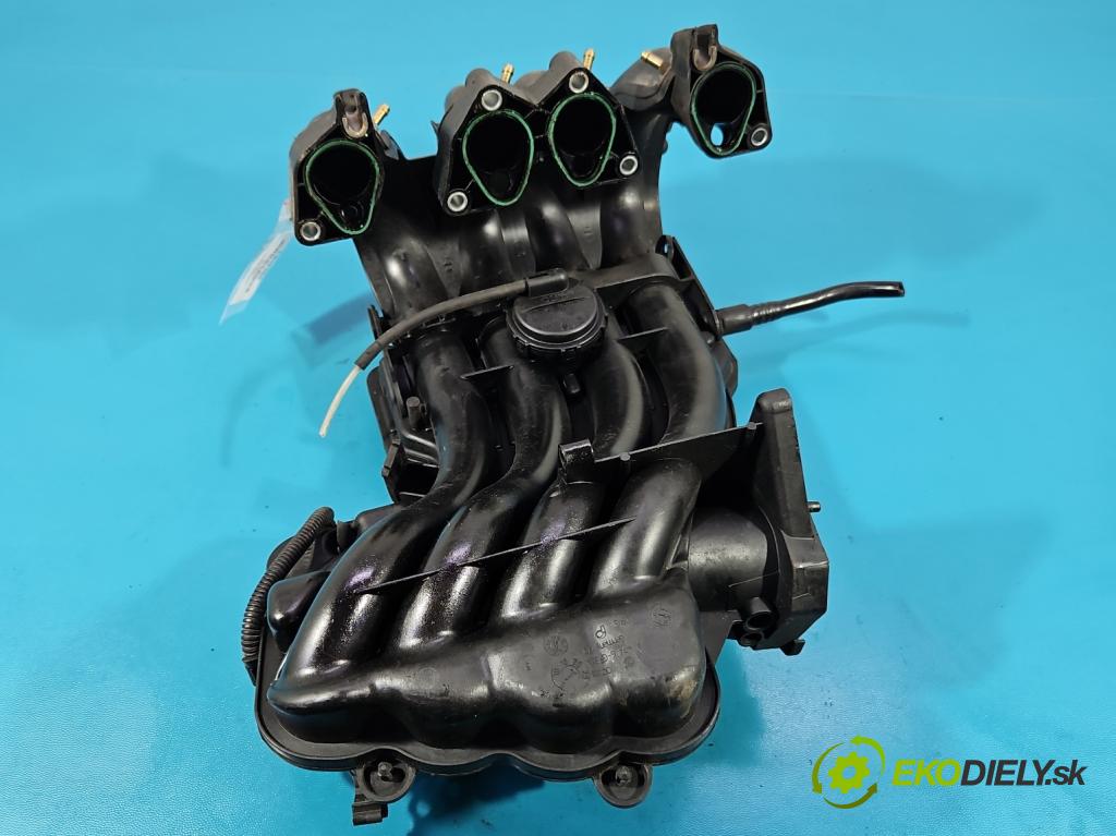 Seat Altea 1.6 8V 102 HP manual 75 kW 1595 cm3 5- zvod nasávací 06A133206DB (Sacie potrubie)