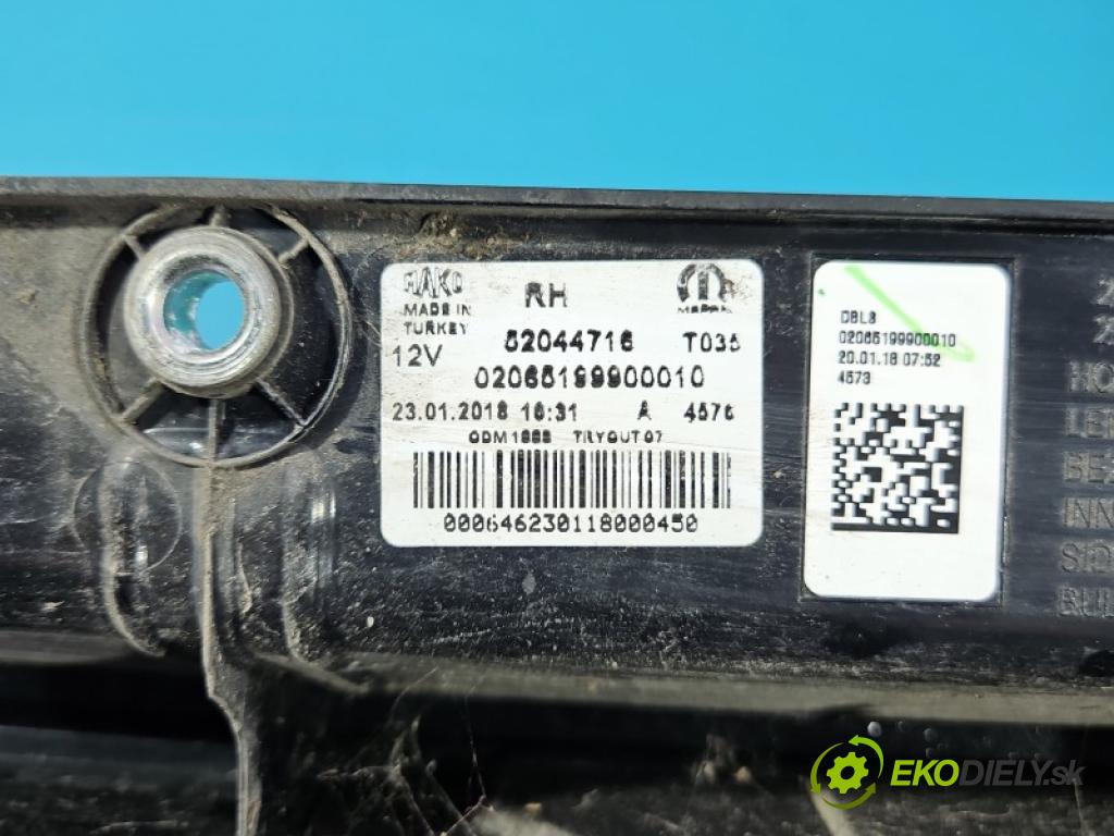 Fiat Doblo II 2010- 1.6 jtd 120 hp manual 88 kW 1598 cm3 5- světlo zadní pravé blatník: 52044716