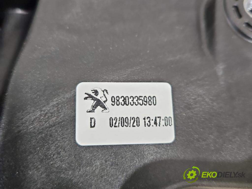 Toyota Proace City 1.5 D4D 131 hp automatic 96 kW 1499 cm3 5- mechanismus stahování přední pravý 9830335980