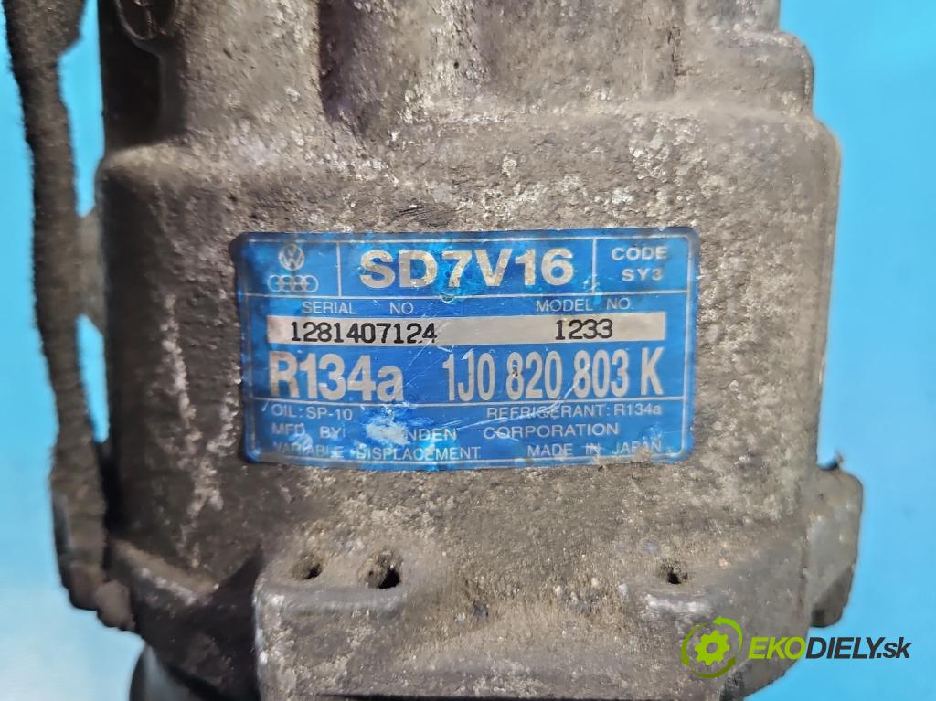 Skoda Octavia I 1996-2010 2.0 8V 116 hp manual 85 kW 1984 cm3 5- Kompresor: klíma 1J0820803K (Kompresor klimatizace)