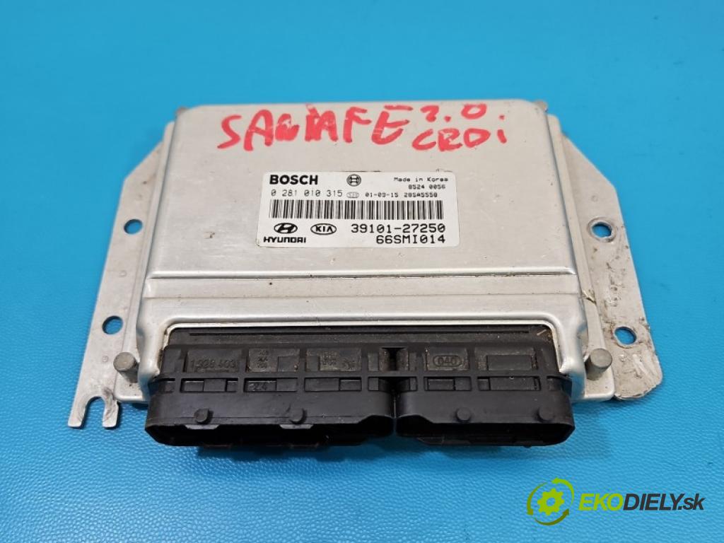 Hyundai Santa Fe I 2000-2006 2.0 crdi 113 HP manual 83 kW 1991 cm3 5- riadiaca jednotka motora 0281010315