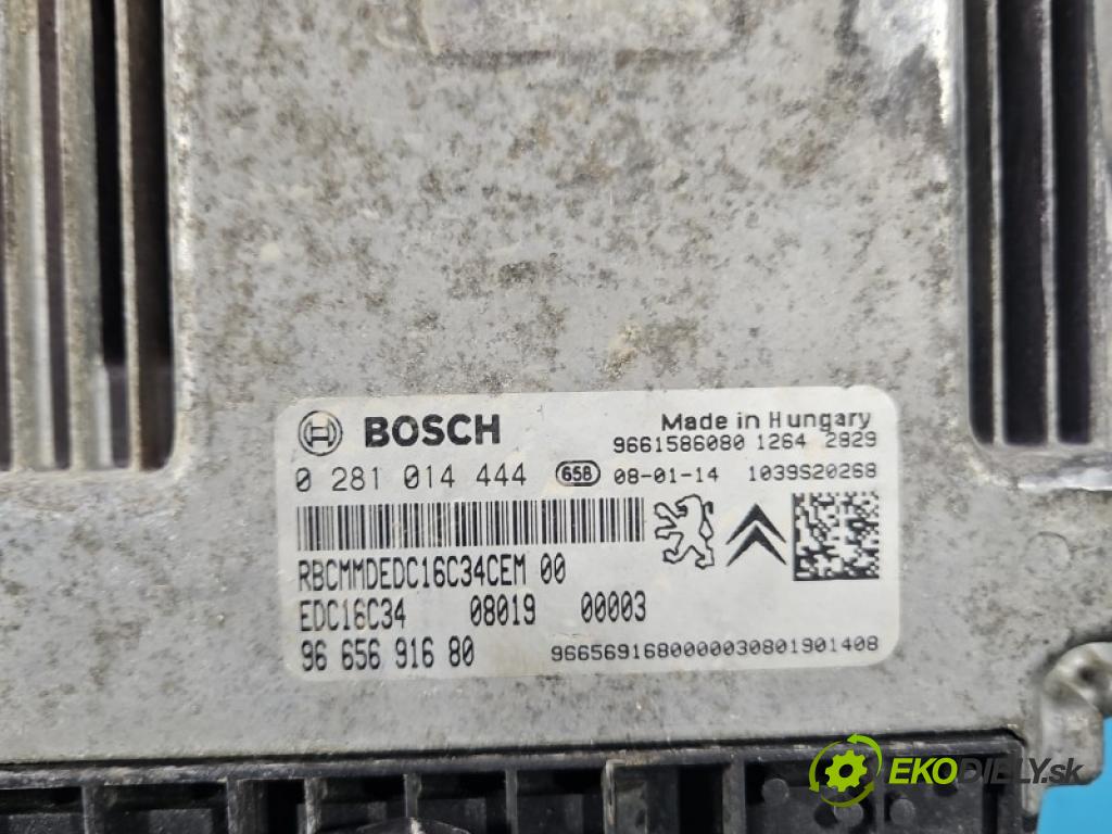 Peugeot Bipper 1.4 hdi 68 HP manual 50 kW 1399 cm3 5- riadiaca jednotka motora 0281014444