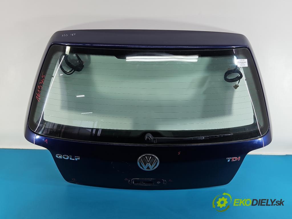 Vw Golf IV 1997-2003 1.9 tdi 101 hp manual 74 kW 1896 cm3 5- zadní kufrové dveře  (Zadní kapota (kufr))