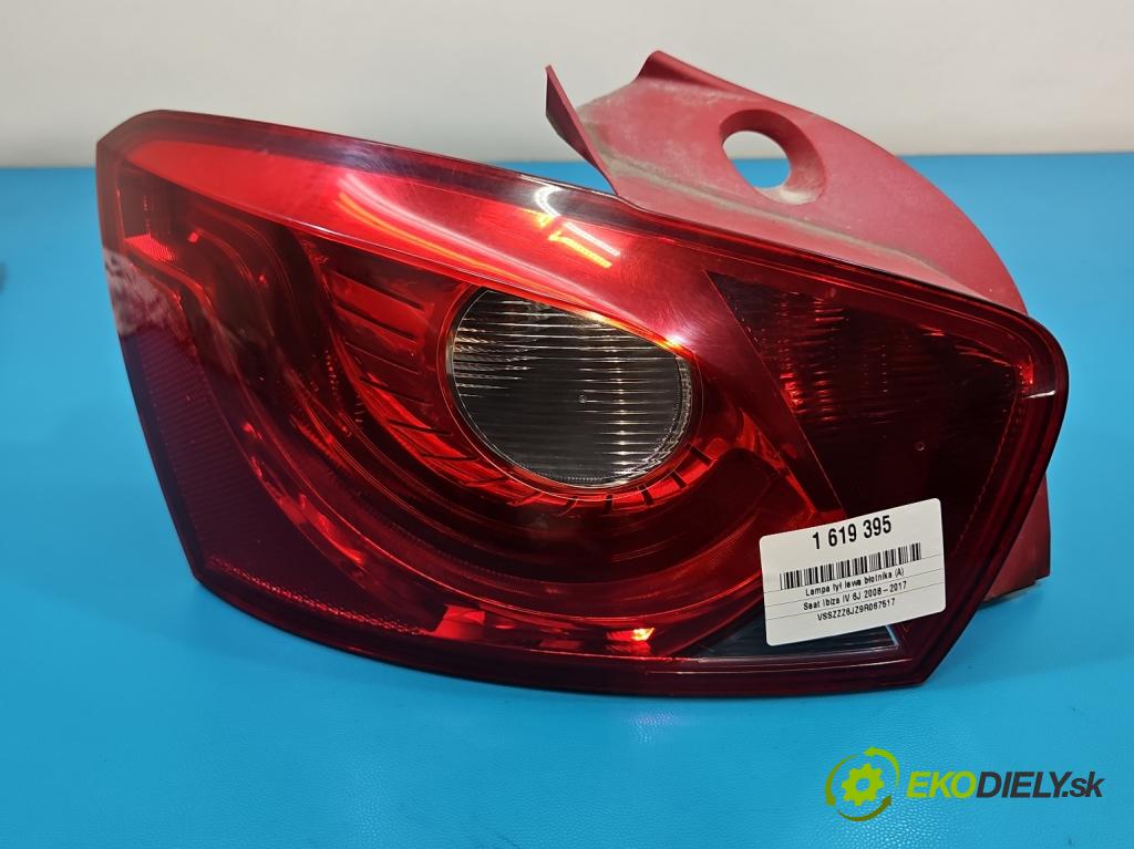 Seat Ibiza IV 6J 2008-2017 1.4 tdi BMS 80 hp manual 59 kW 1422 cm3 5- světlo zadní levé blatník: 6J4945095C