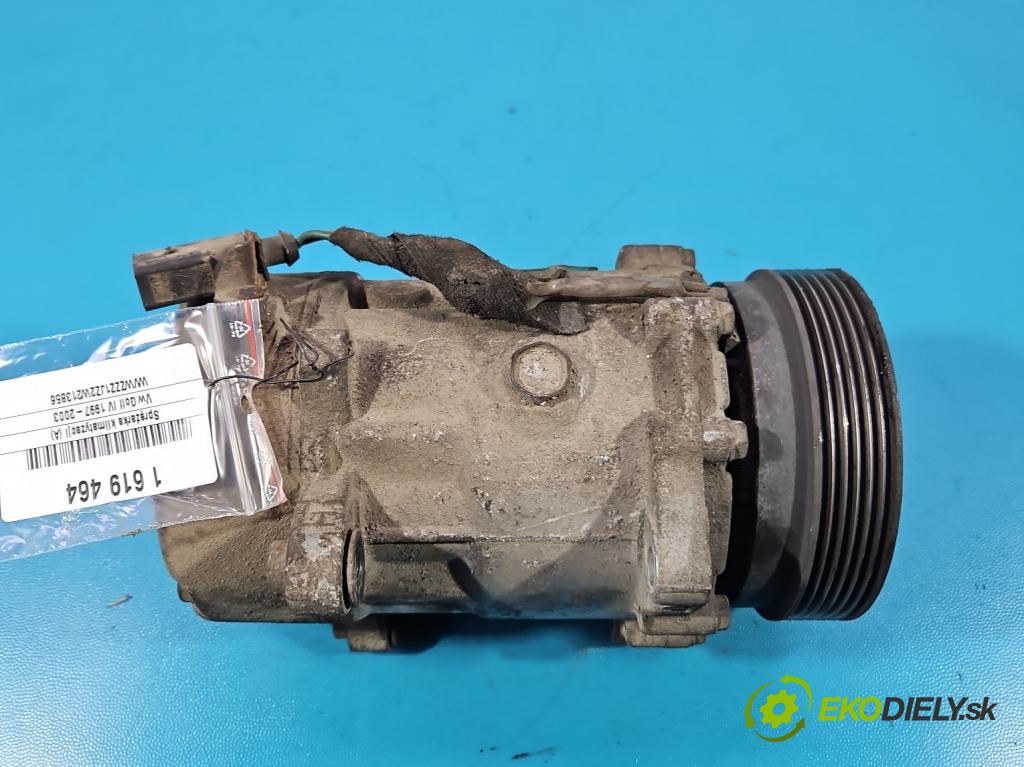 Vw Golf IV 1997-2003 1.9 tdi 101 hp manual 74 kW 1896 cm3 5- Kompresor: klíma 1J0820803A (Kompresor klimatizace)