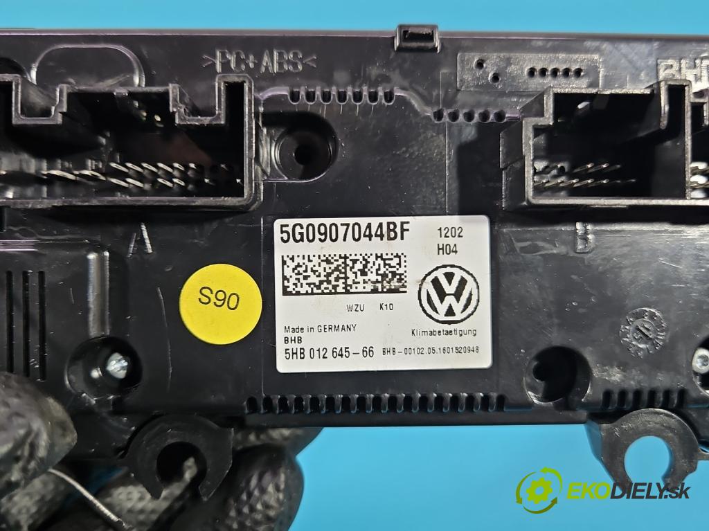 Vw Touran II 2015- 2.0 tdi DFE 150 hp automatic 110 kW 1968 cm3 5- palubní deska panel topení 5G0907044BF