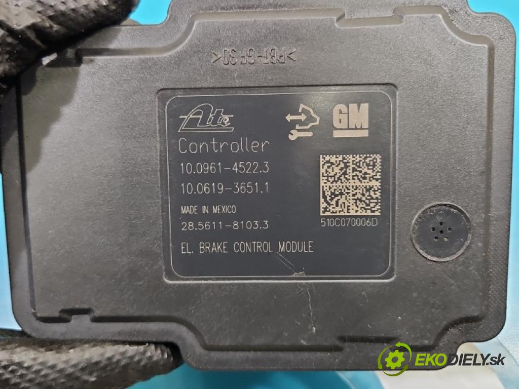 Opel Astra IV 2009-2015 2.0 cdti 160 hp manual 118 kW 1956 cm3 5- čerpadlo abs 100961-45223 (Pumpa ABS)