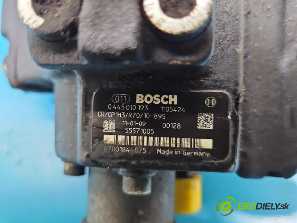 Opel Astra IV 2009-2015 2.0 cdti 160 hp manual 118 kW 1956 cm3 5- čerpadlo vstřikovací 0445010193 (Vstřikovací čerpadlo)