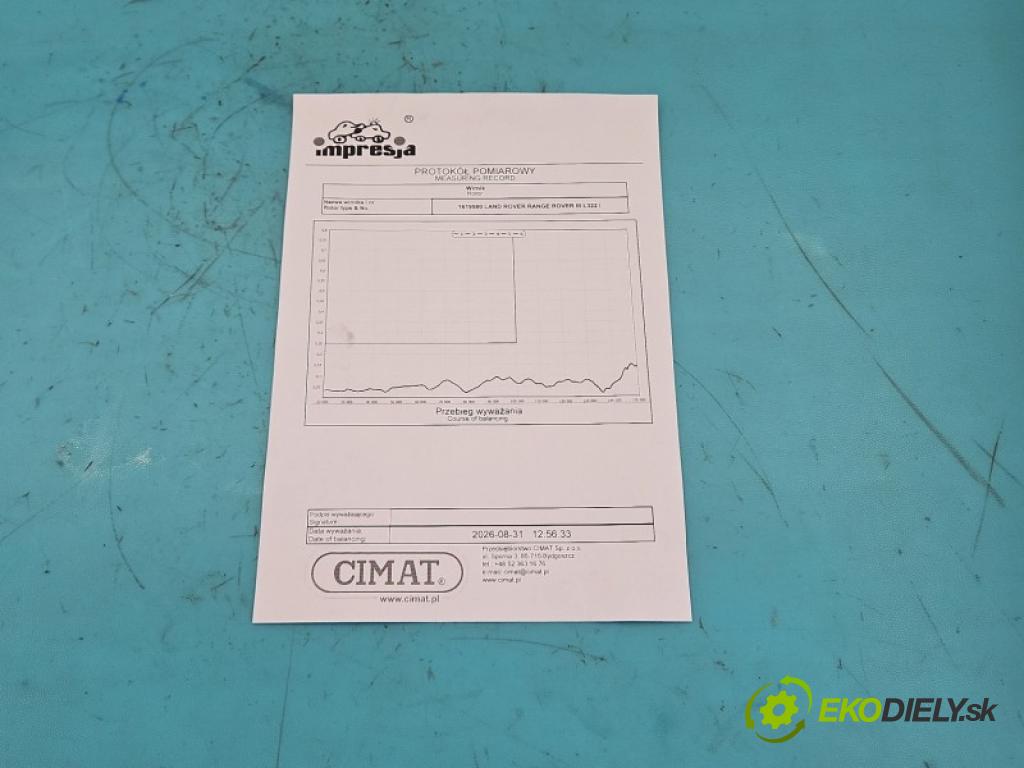 Land rover Range Rover III L322 2001-2012 4.4 V8 313 HP automatic 230 kW 4367 cm3 5- turbodúchadlo, turbo repasovaná 793829-1