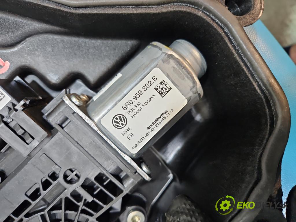 Seat Ibiza IV 6J 2008-2017 1.4 tdi BMS 80 hp manual 59 kW 1422 cm3 5- mechanismus stahování přední pravý 6R0959802B