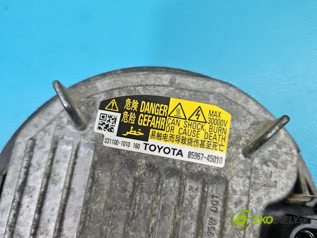 Toyota Rav4 IV 2013-2018 2.0 16V 151KM automatic 111 kW 1987 cm3 5- měnič xenon 85967-45010 (Řídící jednotka xenonu)