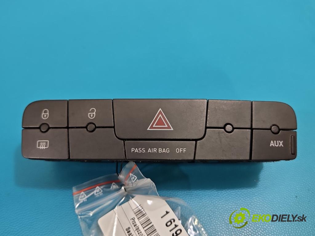 Seat Ibiza IV 6J 2008-2017 1.4 tdi BMS 80 hp manual 59 kW 1422 cm3 5- Přepínač světel nouzový: 6J0927137B