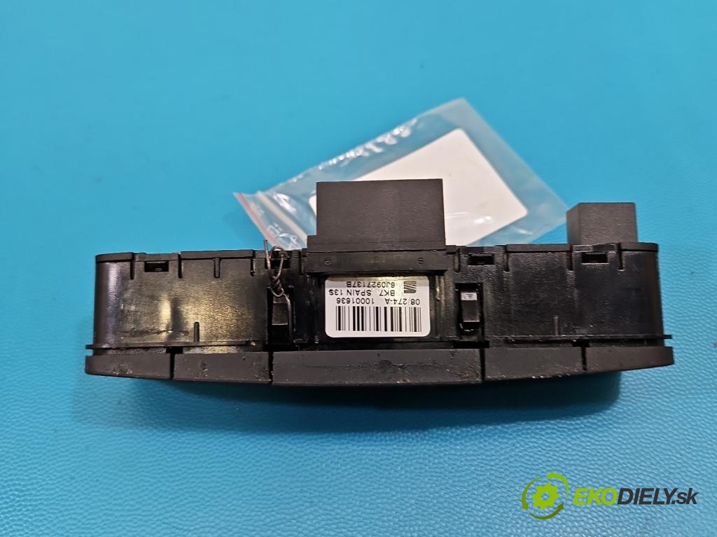 Seat Ibiza IV 6J 2008-2017 1.4 tdi BMS 80 hp manual 59 kW 1422 cm3 5- Přepínač světel nouzový: 6J0927137B