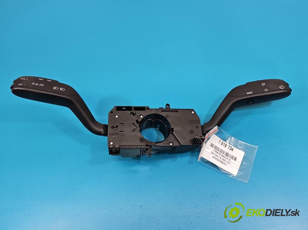 Seat Ibiza IV 6J 2008-2017 1.4 tdi BMS 80 hp manual 59 kW 1422 cm3 5- Přepínač sdružený 7H0953503DC (Páčky pod volantem)