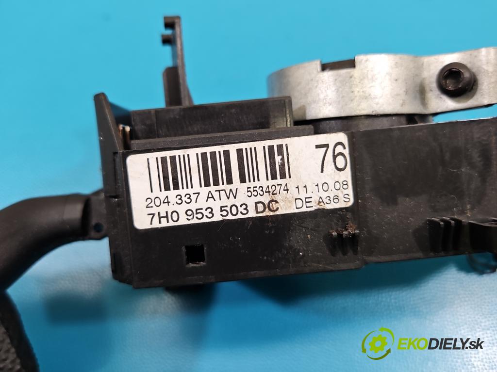 Seat Ibiza IV 6J 2008-2017 1.4 tdi BMS 80 hp manual 59 kW 1422 cm3 5- Přepínač sdružený 7H0953503DC (Páčky pod volantem)