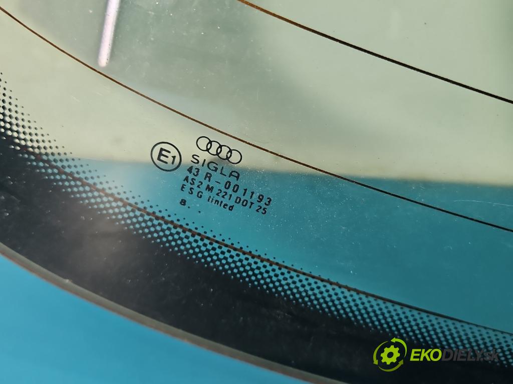 Audi A4 B5 1994-2001 1.9 tdi 110 hp manual 81 kW 1896 cm3 5- sklo zadní  (Zadní sklo)