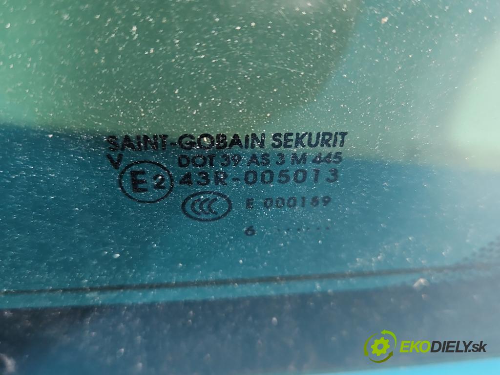 Peugeot 807 2002-2014 2.0 16V 140 HP manual 103 kW 1997 cm3 5- sklo zadná (Sklo zadné)