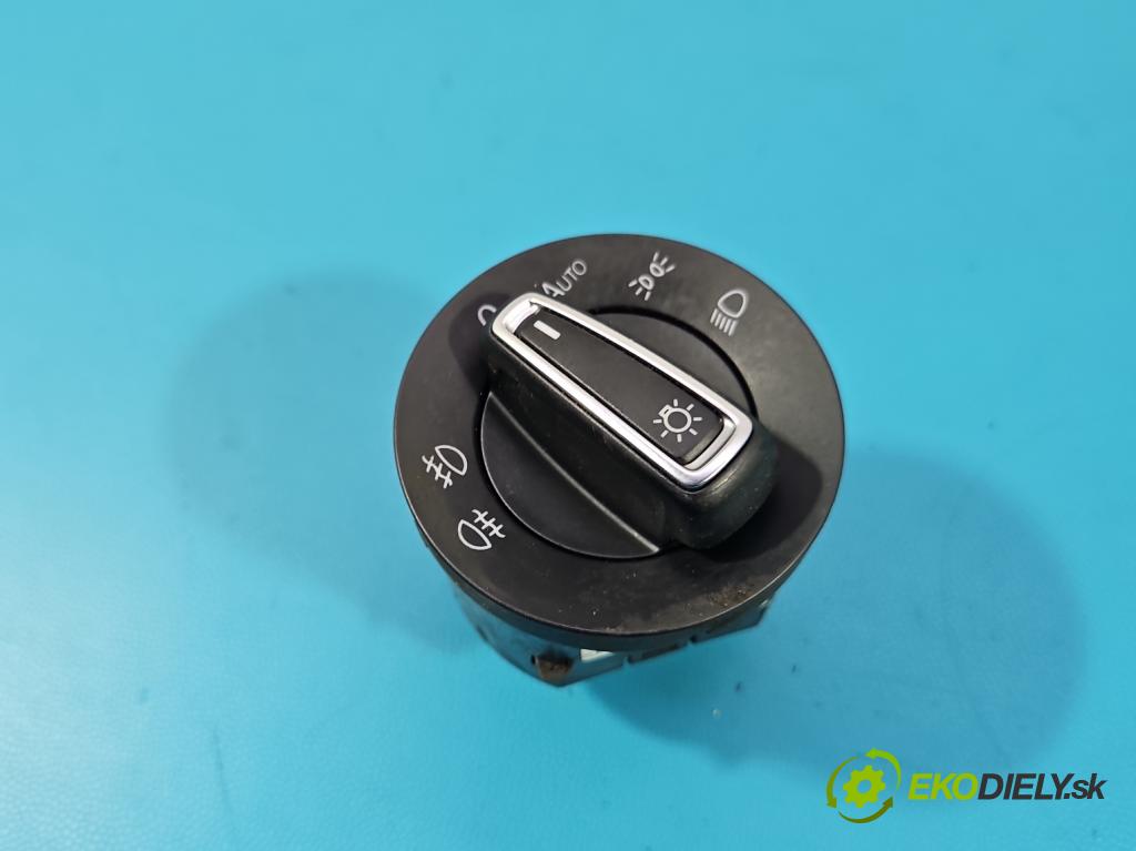 Vw Touran II 2015- 2.0 tdi DFE: 150 HP automatic 110 kW 1968 cm3 5- prepínač světla: na doska: 5G0941431BD