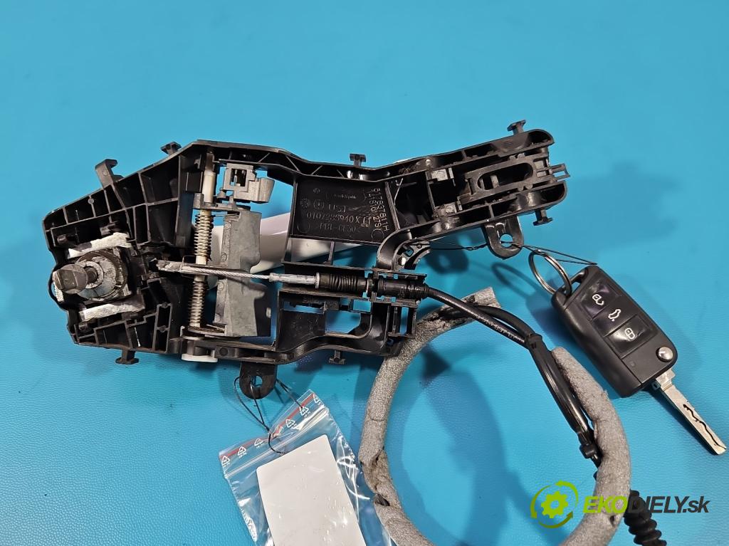 Vw Touran II 2015- 2.0 tdi DFE 150 hp automatic 110 kW 1968 cm3 5- klika přední levé 517837811H (Vnější přední levá klika dveří)