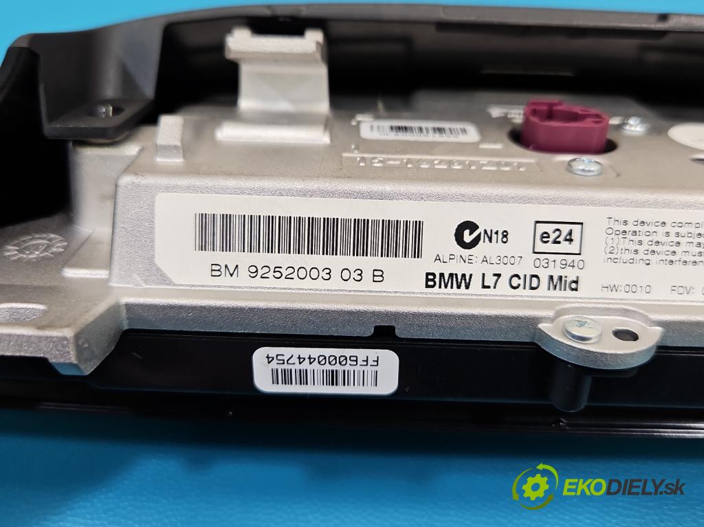 Bmw 3 F30 2011-2018 2.0d 163 HP automatic 120 kW 1995 cm3 4- Zobrazit: 925200303 (Prístrojová doska)