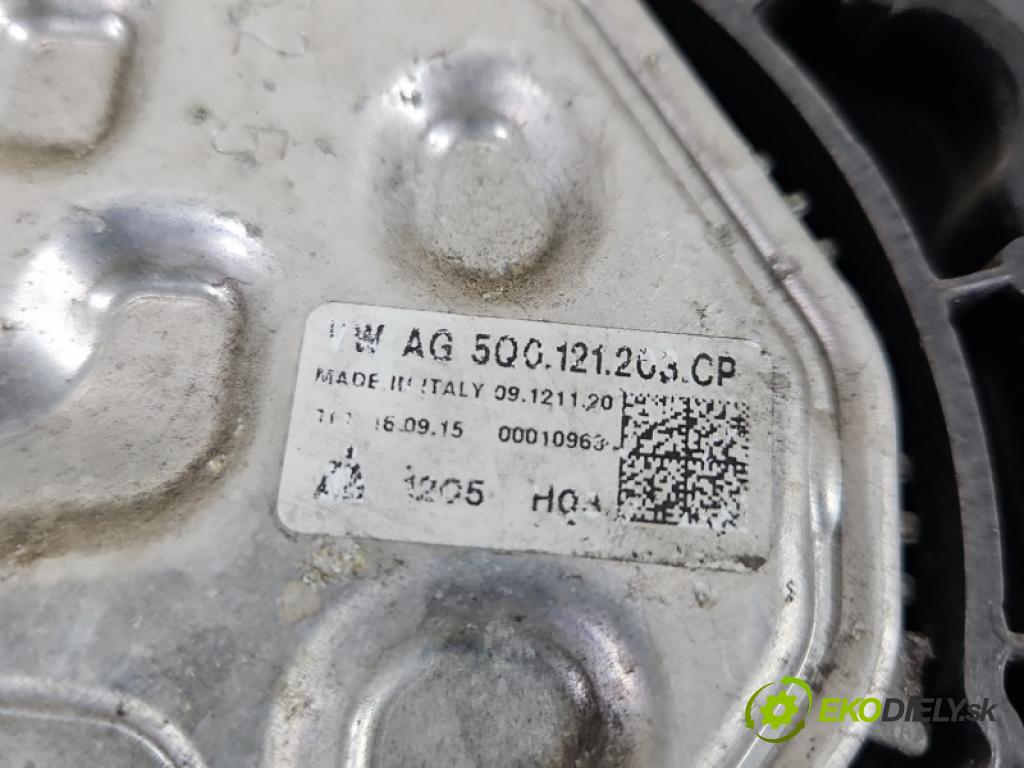 Vw Touran II 2015- 2.0 tdi DFE 150 hp automatic 110 kW 1968 cm3 5- ventilátor chladič 5Q0121203CP