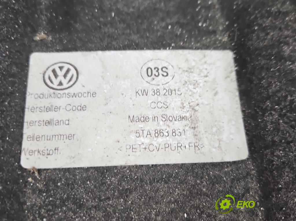 Vw Touran II 2015- 2.0 tdi DFE: 150 HP automatic 110 kW 1968 cm3 5- Zvuková izolácia kapoty 5TA863831