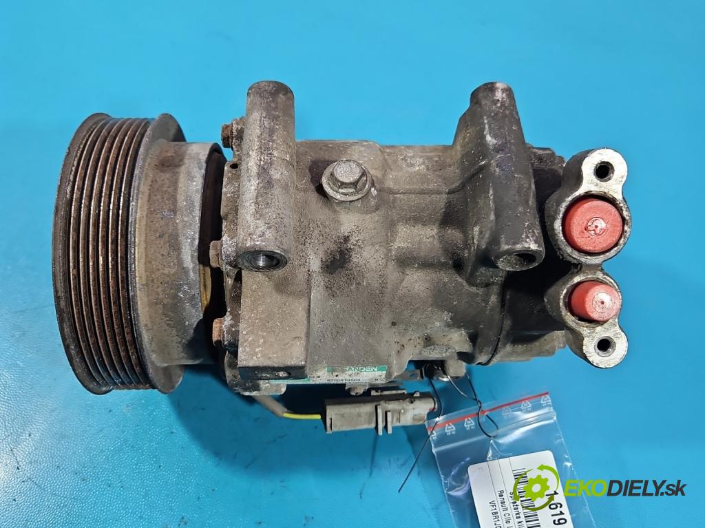 Renault Clio III 2005-2012 1.2 16V 75 hp manual 55 kW 1149 cm3 5- Kompresor: klíma 8200819568 (Kompresor klimatizace)
