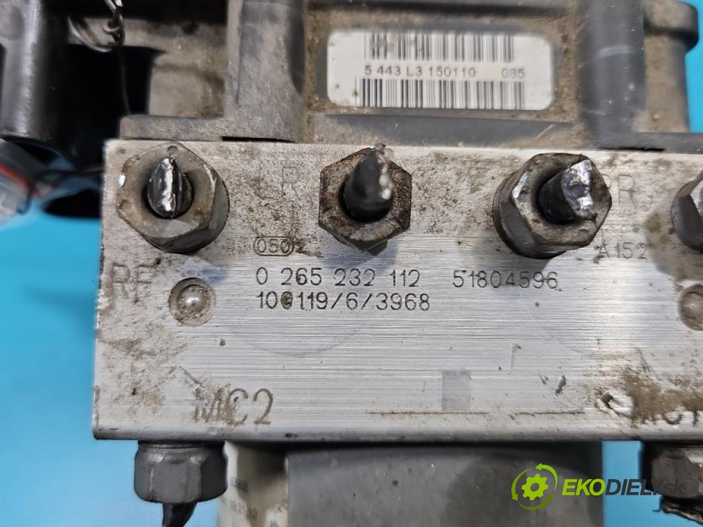 Fiat Ducato III 2006-2014 2.3 jtd 120 HP manual 88 kW 2287 cm3 5- čerpadlo abs 0265232112 (Pumpa ABS)