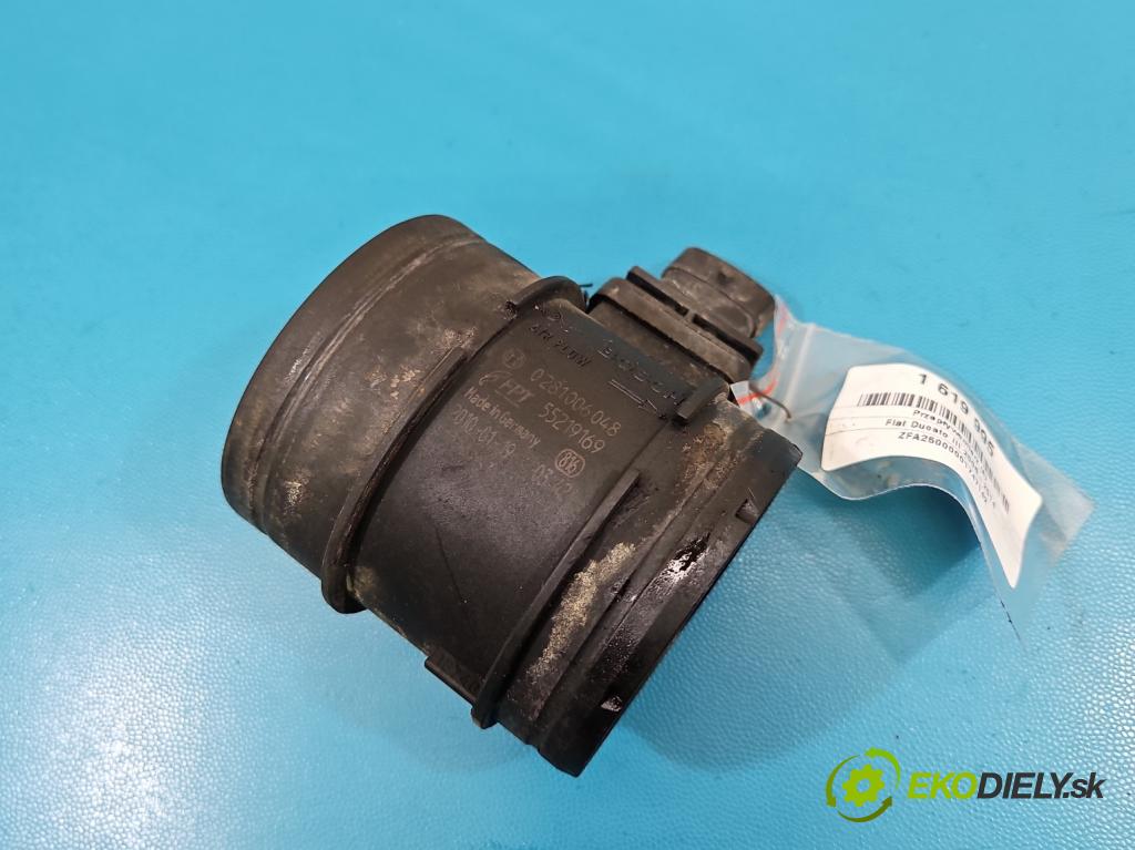 Fiat Ducato III 2006-2014 2.3 jtd 120 hp manual 88 kW 2287 cm3 5- váha vzduchu 0281006048 (Snímač hmotnosti vzduchu)
