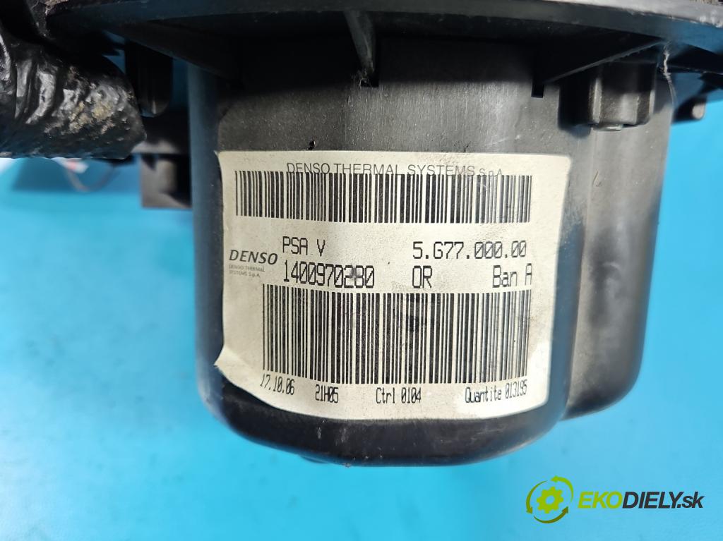 Peugeot 807 2002-2014 2.0 16V 140 hp manual 103 kW 1997 cm3 5- ventilátor vzduchu 1400970280