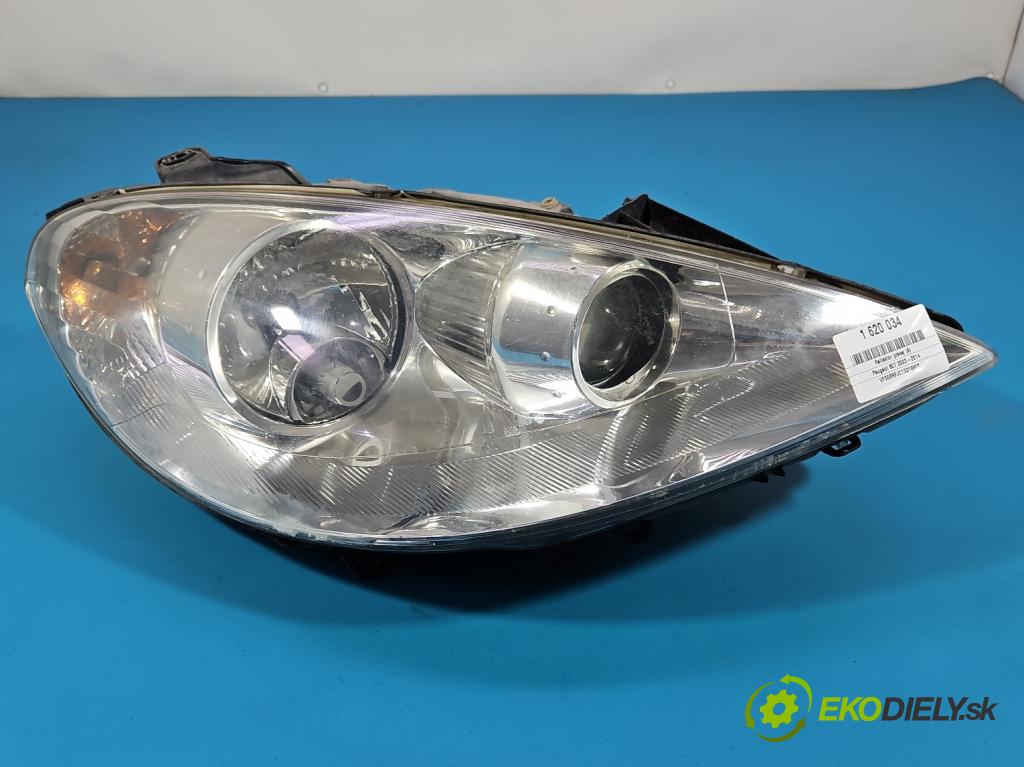 Peugeot 807 2002-2014 2.0 16V 140 HP manual 103 kW 1997 cm3 5- Reflektor: pravý 89901573 (Svetlo predné pravé)