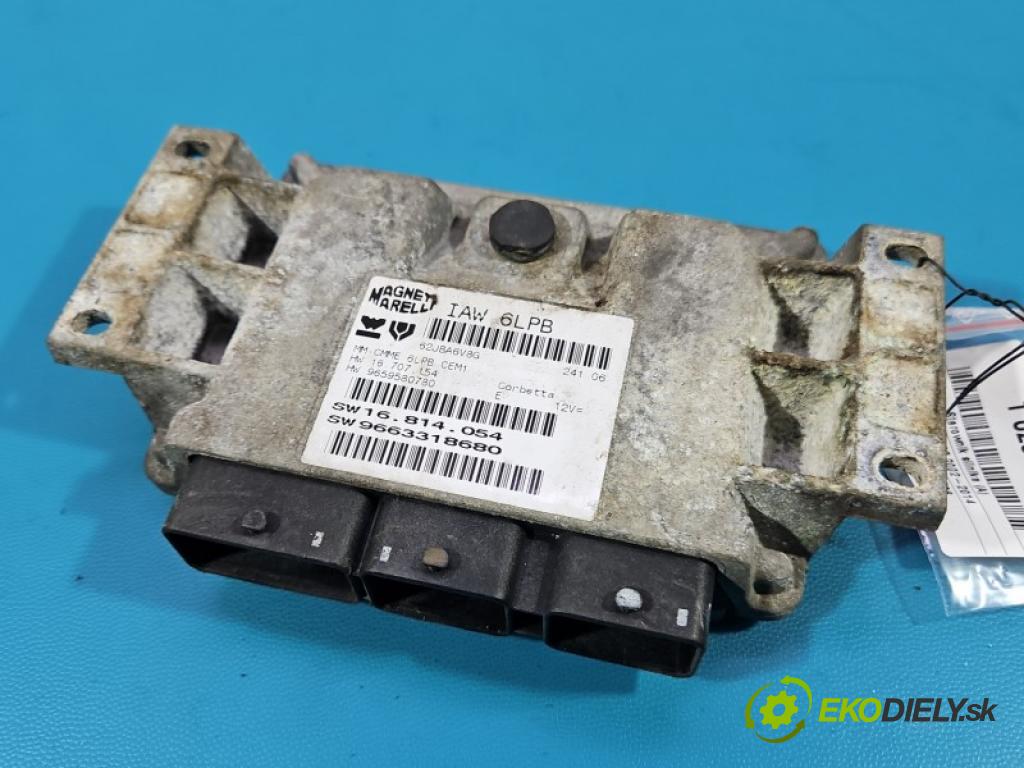 Peugeot 807 2002-2014 2.0 16V 140 HP manual 103 kW 1997 cm3 5- riadiaca jednotka motora IAW 6LPB