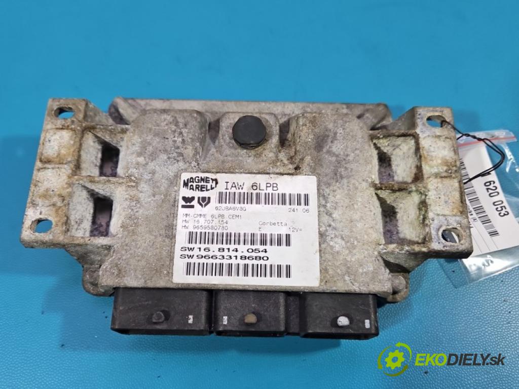 Peugeot 807 2002-2014 2.0 16V 140 HP manual 103 kW 1997 cm3 5- riadiaca jednotka motora IAW 6LPB