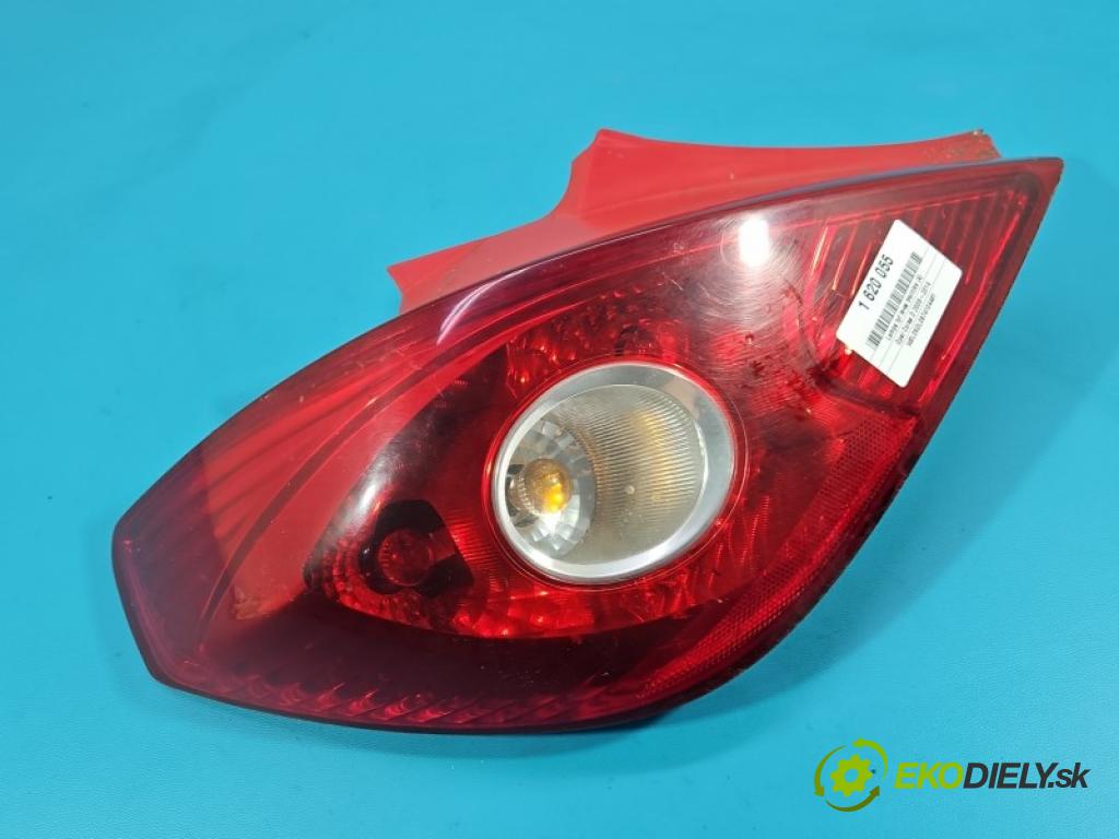 Opel Corsa D 2006-2014 1.3 cdti 90 hp manual 66 kW 1248 cm3 3- světlo zadní levé blatník: 13186350