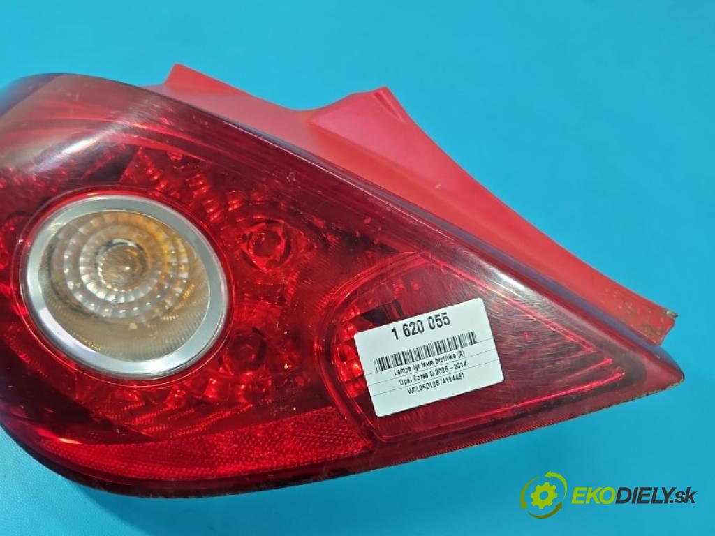 Opel Corsa D 2006-2014 1.3 cdti 90 hp manual 66 kW 1248 cm3 3- světlo zadní levé blatník: 13186350
