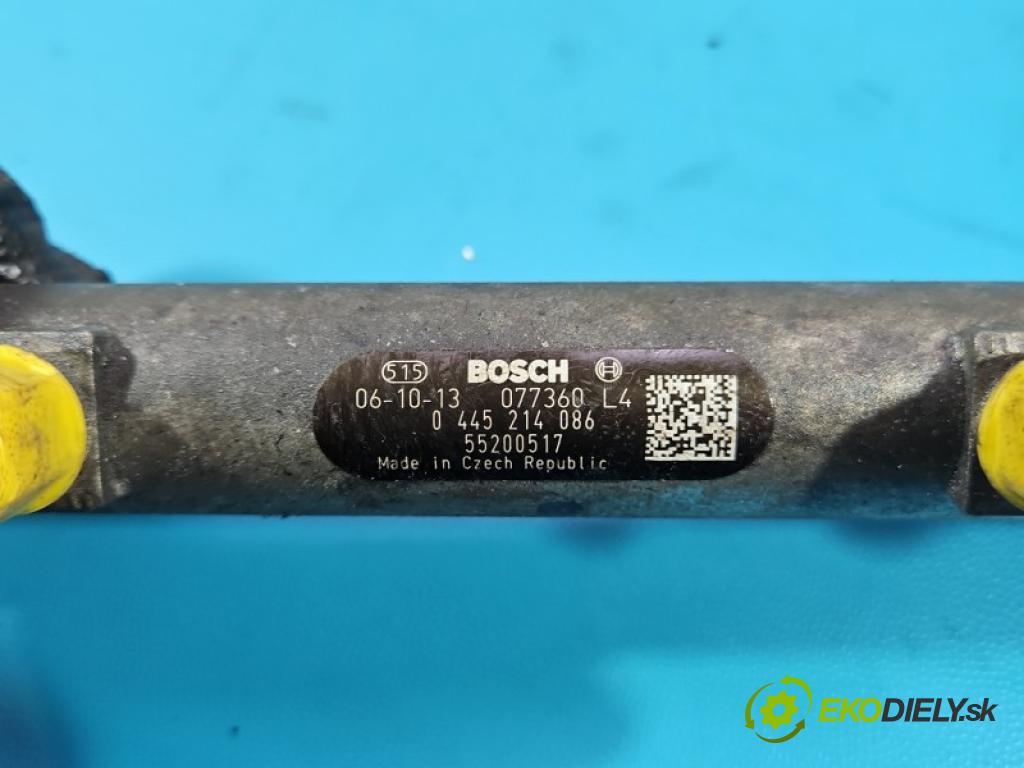 Opel Corsa D 2006-2014 1.3 cdti 90 hp manual 66 kW 1248 cm3 3- lišta vstřikovací 0281002507 (Vstřikovací lišta)