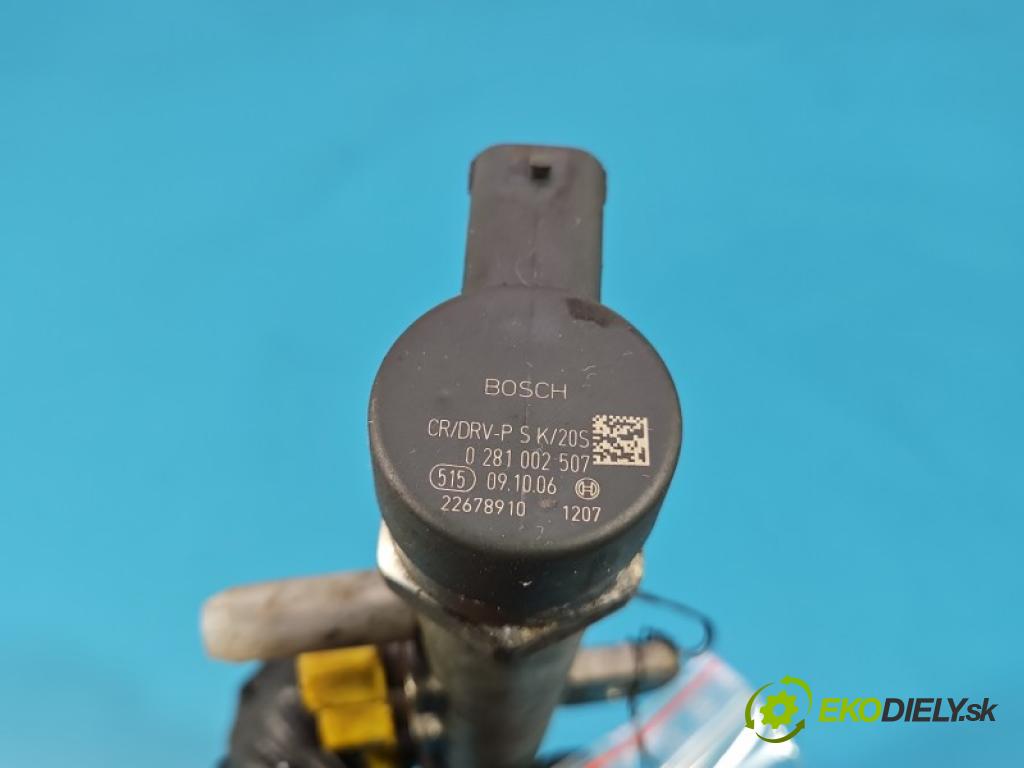 Opel Corsa D 2006-2014 1.3 cdti 90 hp manual 66 kW 1248 cm3 3- lišta vstřikovací 0281002507 (Vstřikovací lišta)
