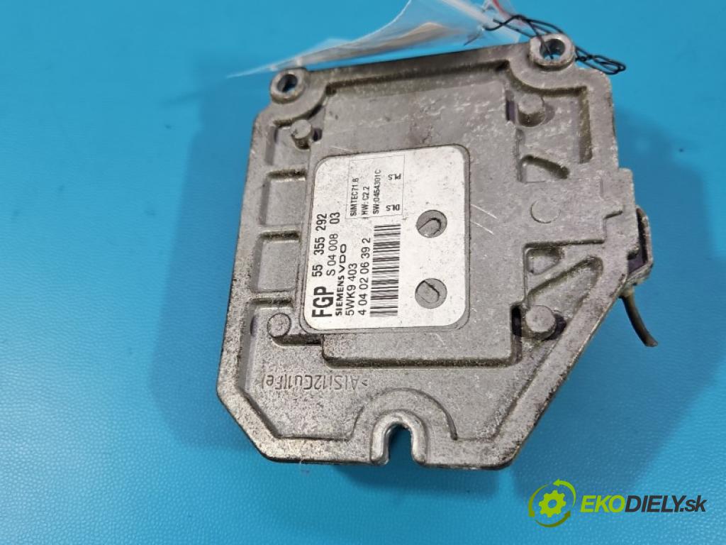 Saab 9-3 II 2002-2012 1.8 16V 122 HP manual 90 kW 1796 cm3 4- riadiaca jednotka motora 55355292