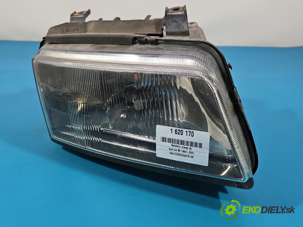 Audi A4 B5 1994-2001 1.9 tdi 110 HP manual 81 kW 1896 cm3 5- Reflektor: pravý 0301094202 (Svetlo predné pravé)