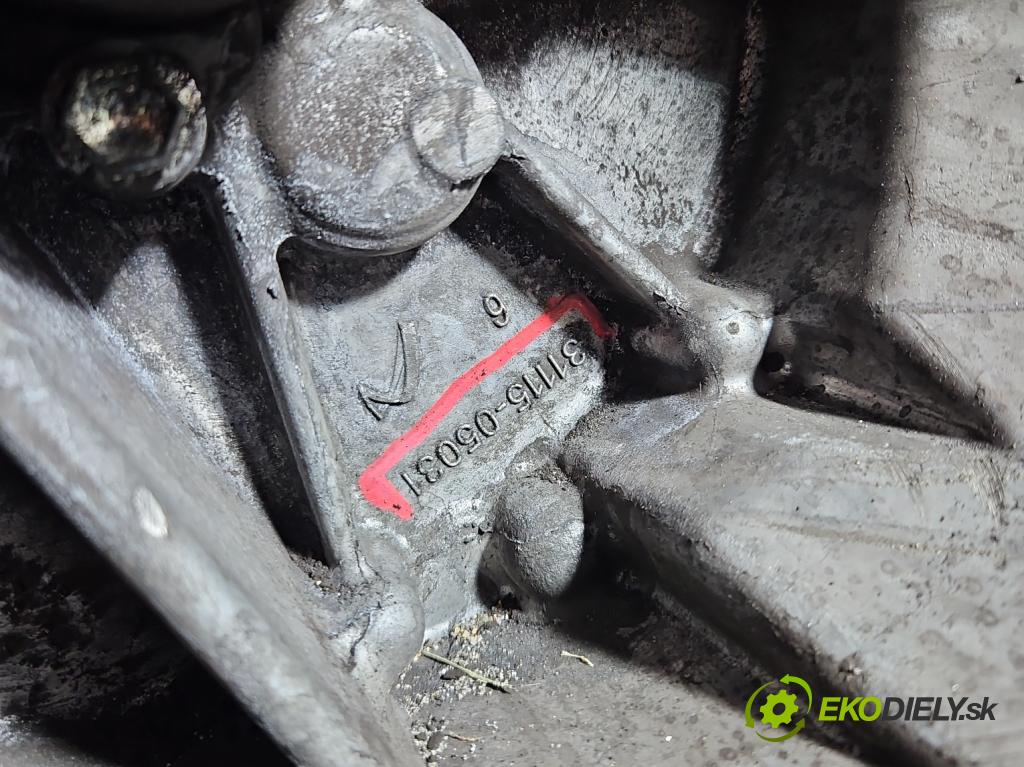 Toyota Corolla E21 2019- 1.6 16V 132 hp manual 97 kW 1598 cm3 4- převodovka stupňová manual 31115-05031