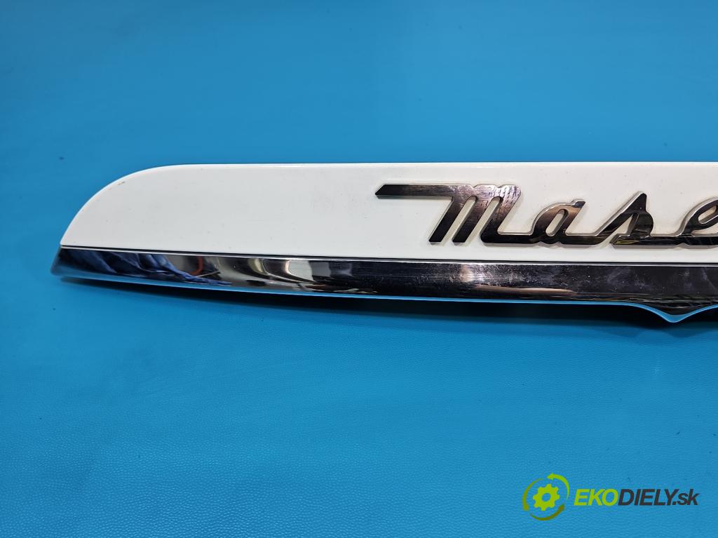 Maserati Ghibli 2013- 3.0 V6 automatic 257 kW 2979 cm3 4- zaslepka: zadní MAS24916