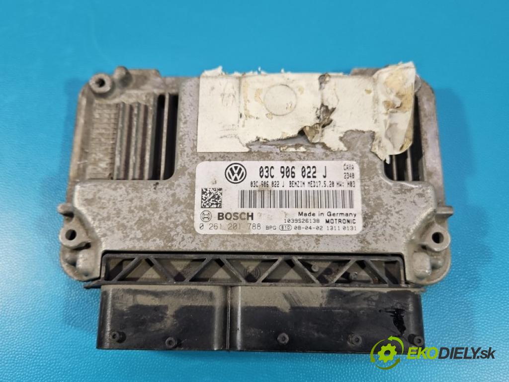 Vw Jetta V 2005-2010 1.4 TSI CAX 122 HP manual 90 kW 1390 cm3 4- riadiaca jednotka motora 03C906022J