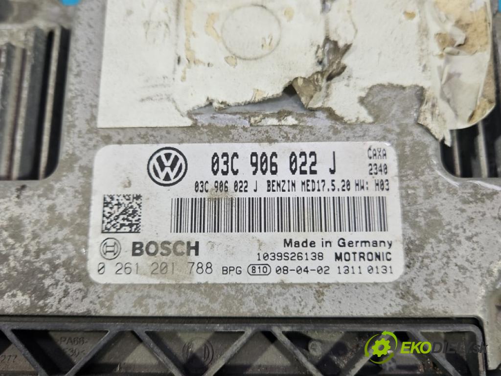 Vw Jetta V 2005-2010 1.4 TSI CAX 122 HP manual 90 kW 1390 cm3 4- riadiaca jednotka motora 03C906022J