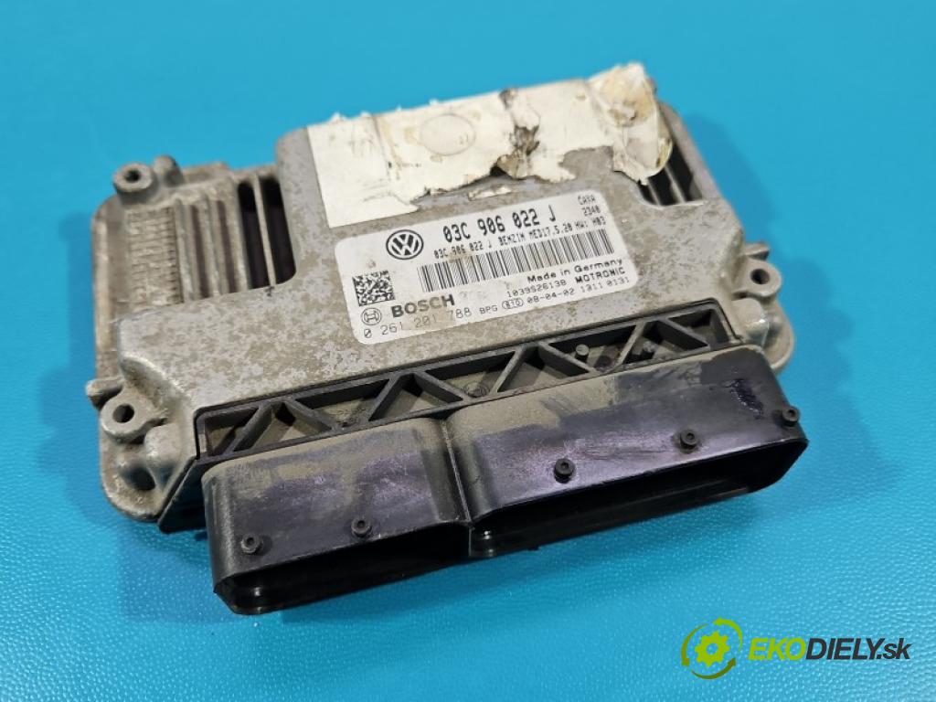 Vw Jetta V 2005-2010 1.4 TSI CAX 122 HP manual 90 kW 1390 cm3 4- riadiaca jednotka motora 03C906022J