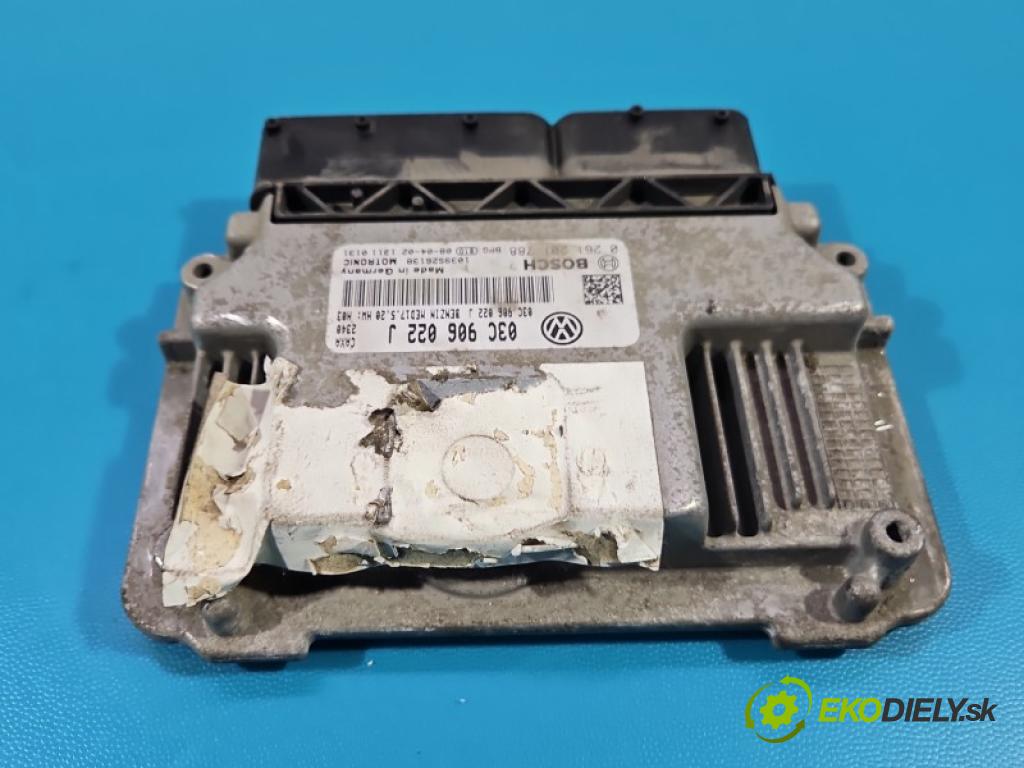 Vw Jetta V 2005-2010 1.4 TSI CAX 122 HP manual 90 kW 1390 cm3 4- riadiaca jednotka motora 03C906022J