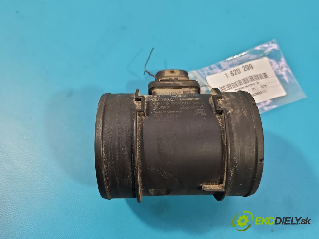 Opel Combo D 2011-2018 1.6 cdti 105 hp manual 77 kW 1598 cm3 5- váha vzduchu 0281006054 (Snímač hmotnosti vzduchu)