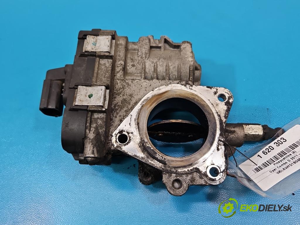 Opel Combo D 2011-2018 1.6 cdti 105 hp manual 77 kW 1598 cm3 5- škrticí klapka 48CPD6 (Škrticí klapka)