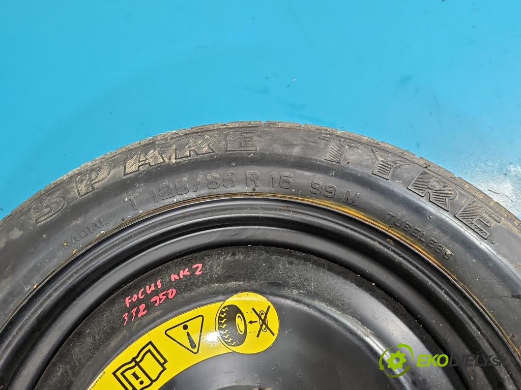 Ford Focus Mk2 2004-2011 1.6 tdci 90 HP manual 66 kW 1560 cm3 5- koleso rezervne 16"