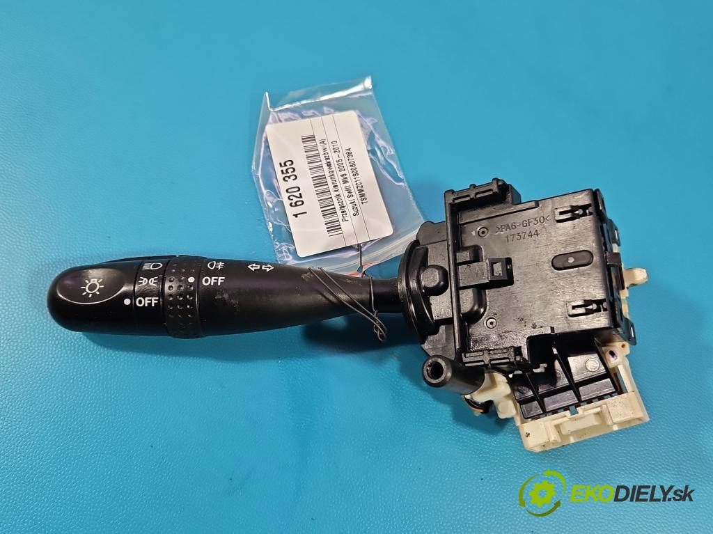 Suzuki Swift Mk6 2005-2010 1.3 16V 92 HP manual 68 kW 1328 cm3 5- prepínač smeroviek 173744 (Prepínacie páčky pod volantom)